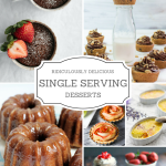 individual serving delicious dessert for any occasion