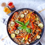 Ratatouille quinoa casserole