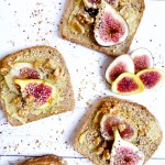 Beauty Fig Cheese Toast - ideal snack, breakfast or light meal mixing sweet fig flavor to creamy savory cheese