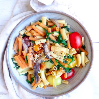 8-MIN IMMUNE BOOSTER PASTA - Vegan easy and quick meal for everyday lunch or dinner