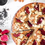 Fig and date almond cake - gluten-free and vegan recipe ideal for Rosh Hashana or to make muffins with. Slightly sweet but high in flavors.&nbsp;