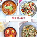 Meal Prep #1 - Easy plant-based menu with affordable ingredients.
