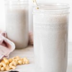 HOMEMADE TAHINI MILK - delicious non dairy milk alternative with a sesame aftertaste. Light and subtile