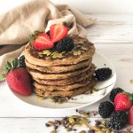 Ricotta pancakes - gluten-free heathy morning alternative, high in fiber and nutrients.