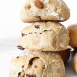 Chestnut Raisin Teff Bread - Vegan sweet and sour healthy alternative to regular white bread.