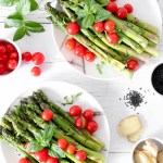 SESAME SEARED ASPARAGUS -&nbsp; delicious vegetable recipe to serve as a side or an appetizer&nbsp;