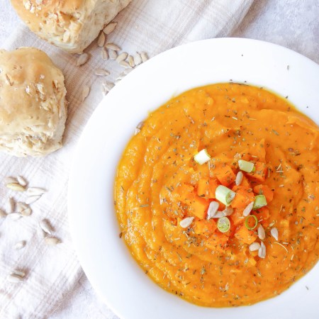 SQUASH AND LEEK SOUP