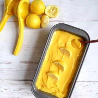 Super 3 ingredients&nbsp;Refreshing Mango Sorbet - perfect healthy indulgence for warm days, vegan and sugar free